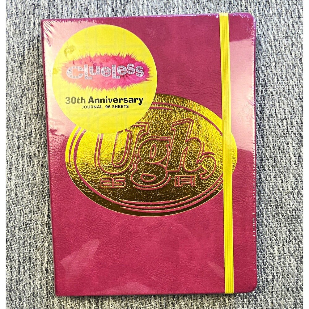 Clueless 30th Anniversary Journal 96 Sheets Pink/Gold “Ugh” Cover